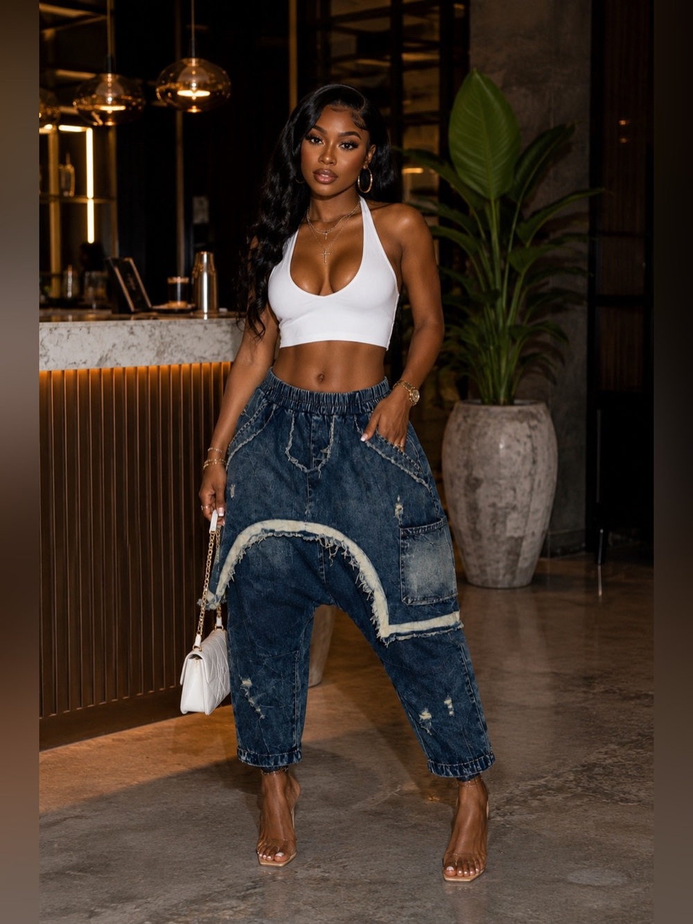 The Street Glam Baddie Harlem Pants